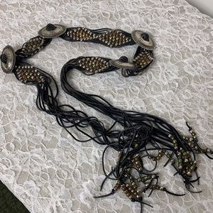 Vintage Bead Belt - Adjustable Size